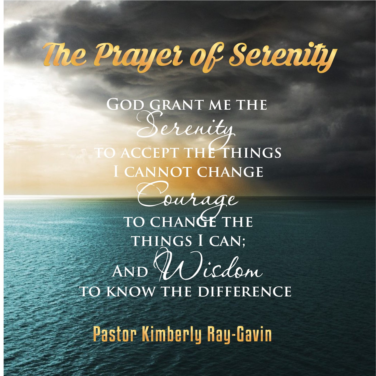 The Prayer of Serenity – Angie Ray Ministries