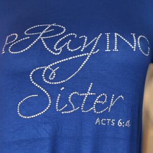 Praying Sister Dress_ Royal Blue
